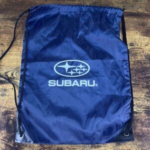 Subaru Blue Drawstring Gym Bag Backpack 17"X12"
